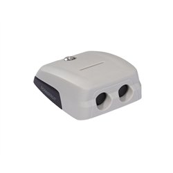 Przepust kablowy wodoszczelny na 2 przewody w orientacji poziomej