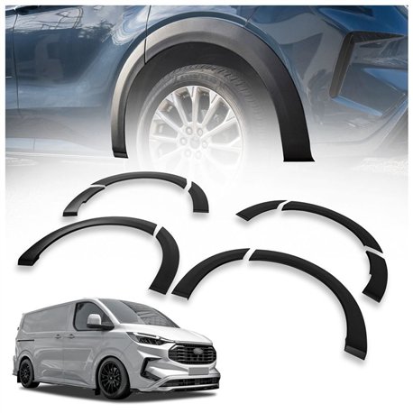 Wheel arch extensions for Ford Transit Custom II V710 L1 SWB 2023- ABS