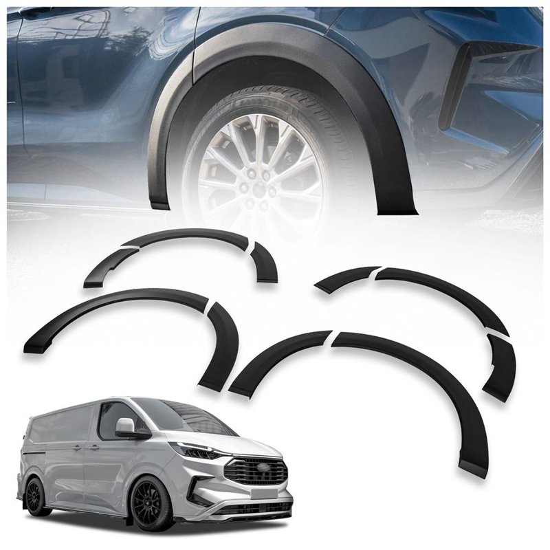 Wheel arch extensions for Ford Transit Custom II V710 L1 SWB 2023- ABS