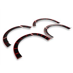 Wheel arch extensions for Ford Transit Custom II V710 L1 SWB 2023- ABS