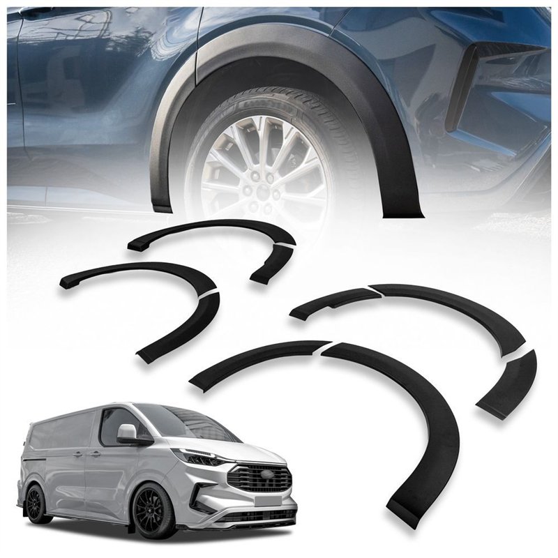Wheel arch extensions for Ford Transit Custom II V710 L1 SWB 2023- ABS