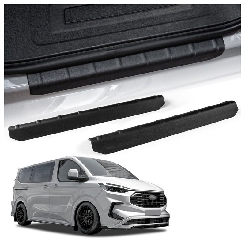 Listwy progowe przednie do Ford E-Tourneo Custom I 2023- | ABS