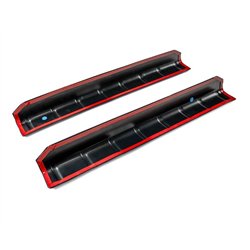 Front sill trims for Ford Tourneo Custom II (V710) 2023- | Black ABS