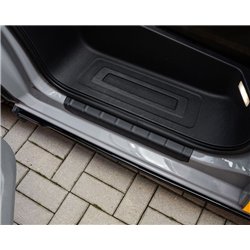 Front sill trims for Volkswagen VW Caravelle (T7) 2025- | Black ABS