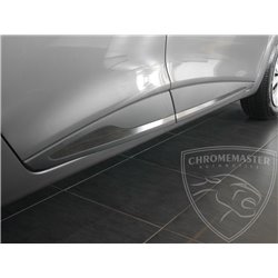 Listwy drzwi bocznych do Renault Clio IV 4 Hatchback 2012-2019 Chrom