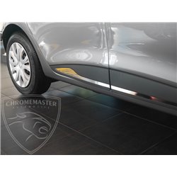 Side door moldings for Renault Clio IV 4 Hatchback 2012-2019 Chrome