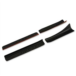 Listwy progowe do Dacia Duster II (HM | SR) 2018-2024 Czarny ABS