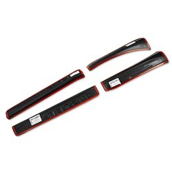 Listwy progowe do Dacia Duster II (HM | SR) 2018-2024 Czarny ABS