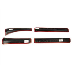 Listwy progowe do Dacia Duster II (HM | SR) 2018-2024 Czarny ABS