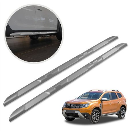 Listwy progowe zewnętrzne do Dacia Duster II 2018-2024 ABS