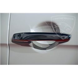 Nakładki na klamki drzwi do Mitsubishi Lancer X 2008+ Chrom
