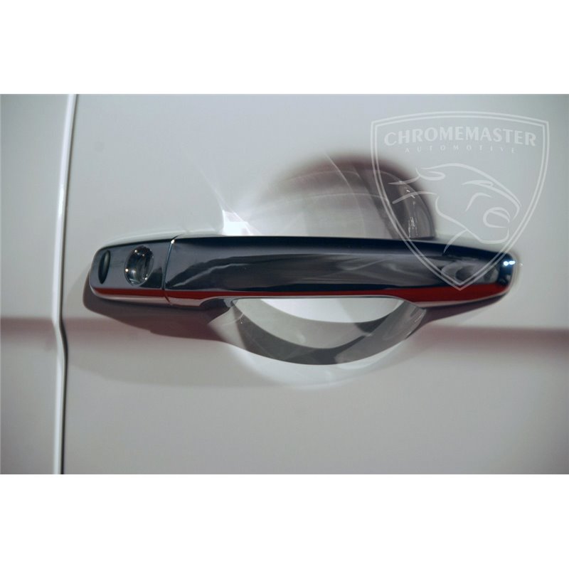 Nakładki na klamki drzwi do Mitsubishi Lancer X 2008+ Chrom