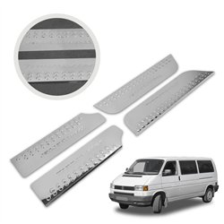 Covers for interior steps Volkswagen VW Multivan T4 1991-2003 Chrome steel