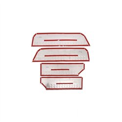 Covers for interior steps Volkswagen VW Multivan T4 1991-2003 Chrome steel