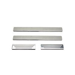 Listwy progowe do Dacia Duster II (HM | SR) 2018-2024 Chrom stal