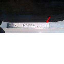 Listwy progowe do Opel Astra Hatchback J (P10) 2009-2015 | stal