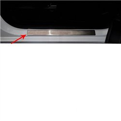 Listwy progowe do Dacia Duster I (HS) 2010-2017 | Chrom stal