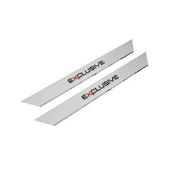 Listwy progowe przednie uniwersalne Fiat Fiorino III 225 2008-2018 stal