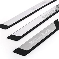 Listwy progowe uniwersalne do Subaru XV I 2012-2017 stal