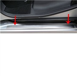 Listwy progowe do Peugeot Partner II (B9) 2008-2018 | Chrom stal