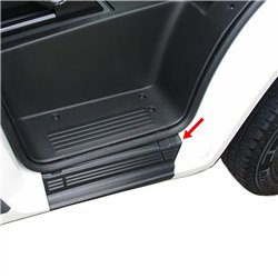 Listwy progowe przednie do Opel Movano-e C (Y) 2021- | Czarny ABS