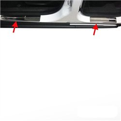 Listwy progowe do Ford Transit Courier I (B460) 2014-2023 | stal