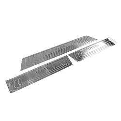 Covers for interior steps Mercedes V-Class (W447) 2014- | Silver steel