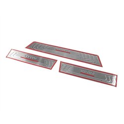 Covers for interior steps Mercedes V-Class (W447) 2014- | Silver steel