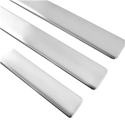 Sill trims for Opel Vectra Sedan C (Z02) 2002-2008 | Chrome steel