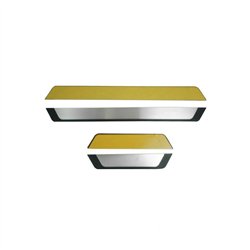 Sill trims for Peugeot 208 Hatchback I A9 C 2012-2019 Flexill steel carbon