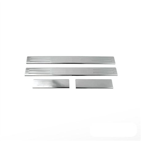 Sill trims for SEAT Leon ST Station Wagon III 5F 2013-2020 Chrome steel