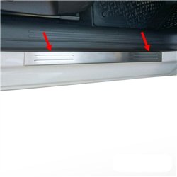 Sill trims for SEAT Leon ST Station Wagon III 5F 2013-2020 Chrome steel