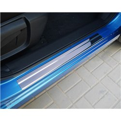 Listwy progowe do Nissan Qashqai II (J11) 2014-2021 | Chrom stal