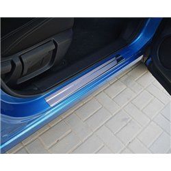 Listwy progowe do Nissan Qashqai II (J11) 2014-2021 | Chrom stal