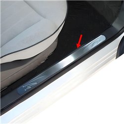 Listwy progowe przednie do Fiat 500C Kabriolet I 2009-2024 | stal