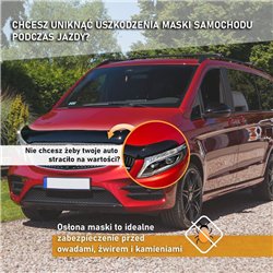 Bonnet guard for Isuzu D-max III (RG01 | BTF) PRE-FL 2020-2024 Black ABS