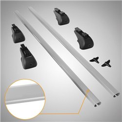 Bagażnik dachowy Renault Kangoo II FW/KW 2008-2022 Solidbar Alpha V1 Lit