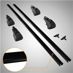 Bagażnik dachowy Renault Kangoo II FW/KW 2008-2022 Solidbar Alpha V1 Lit