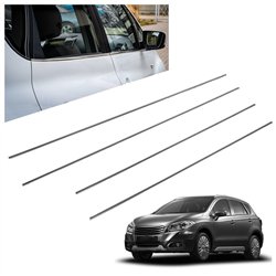 Listwy pod szyby boczne Suzuki SX4 S-Cross I JY PRE-FL 2013-2021 stal