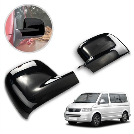Nakładki na lusterka Volkswagen VW Caravelle (T5) PRE-FL 2003-2009 | ABS