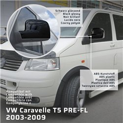 Nakładki na lusterka Volkswagen VW Caravelle (T5) PRE-FL 2003-2009 | ABS