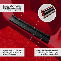 Listwy progowe Fiat Ducato II 230/240/244 1994-2006 Kompozyt PURowy PU