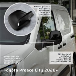 Nakładki na lusterka do Toyota Proace City I (E/K9) 2020- | ABS