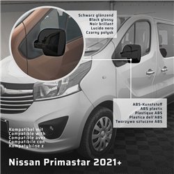 Nakładki na lusterka do Nissan Primastar II (J4) 2021- | ABS