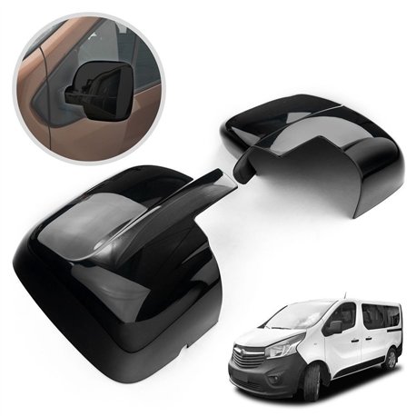 Nakładki na lusterka do Opel Vivaro B (X82) 2014-2019 | ABS