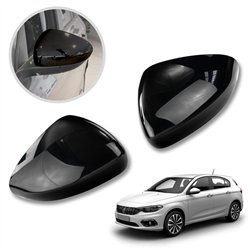 Nakładki na lusterka do Fiat Tipo Hatchback II 5D 2016- | ABS