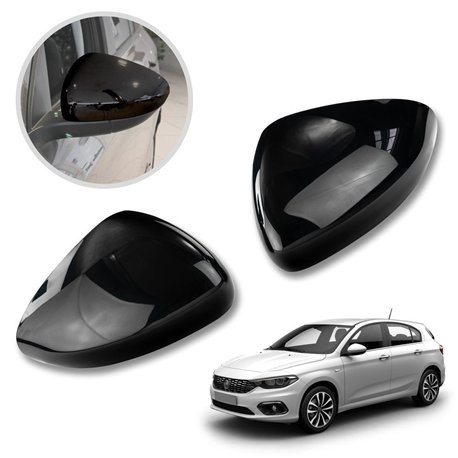 Nakładki na lusterka do Fiat Tipo Hatchback II 5D 2016- | ABS