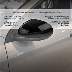 Nakładki na lusterka do Fiat Tipo Hatchback II 5D 2016- | ABS