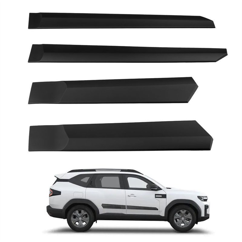 Side door trims for Dacia Bigster I (DJF) 2025- | Black PUR composite PU