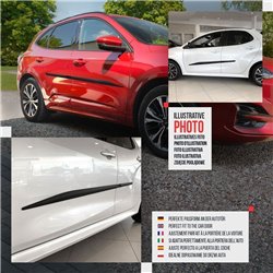 Side door trims for Dacia Bigster I (DJF) 2025- | Black PUR composite PU